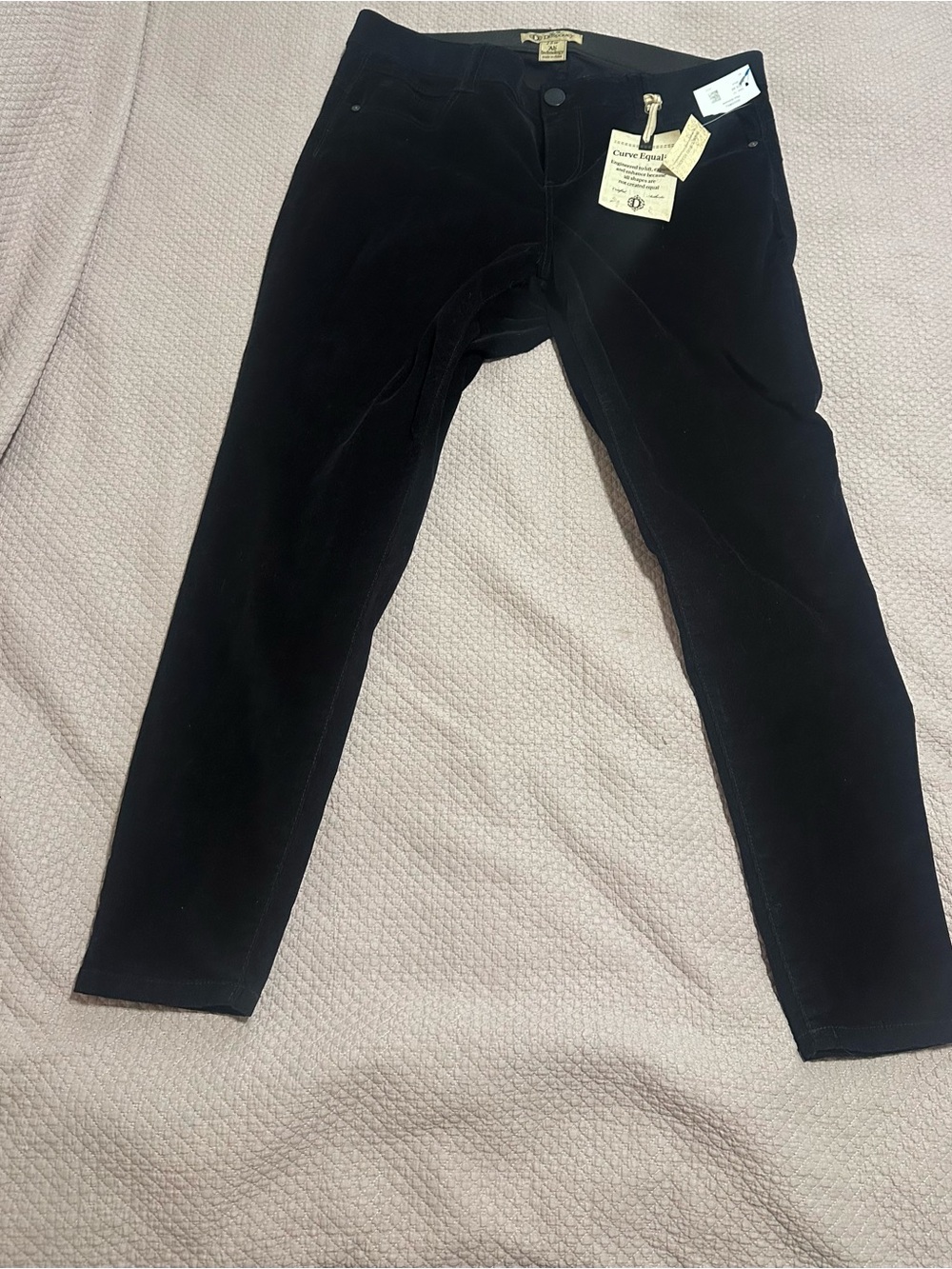 Democracy Black Velvet women’s plus size 18 pants